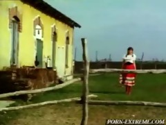 soldier gives riding to young village girl
